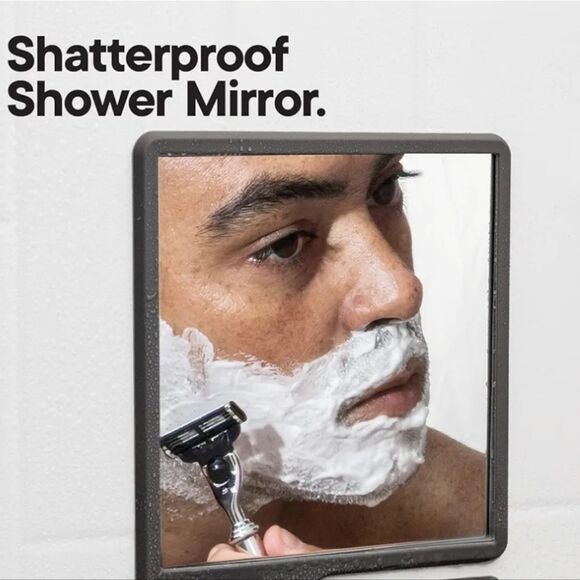 Tooletries Harvey & Oliver Set Shower Mirror, Toothbrush & Razor Holder - Picture 5 of 11